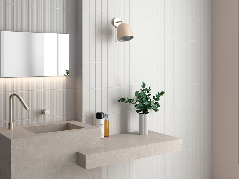 Плитка керамическая настенная 32405 LUMINA White Alyssum 6х24,6 см 32405 в Уфе — купить с доставкой | Nova