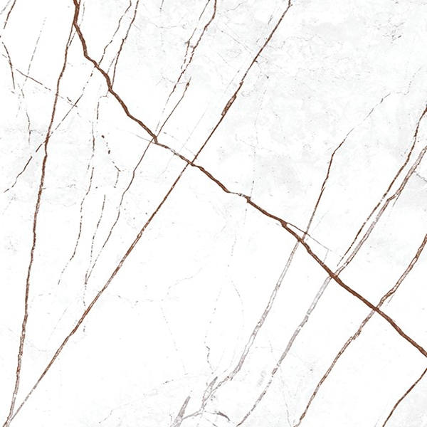 Керамический гранит Sandra CF101 LLR лаппатированный белый 600х600