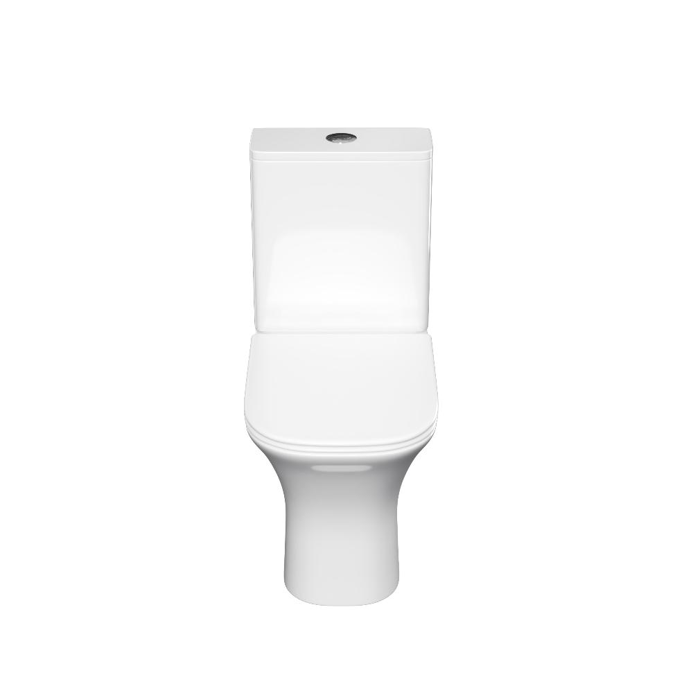 Унитаз напольный, безободковый TORNADO, Aquatek Optima T Square, 655х340х795 в Уфе — купить с доставкой | Nova