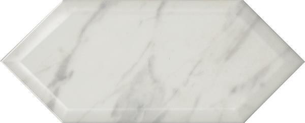 Керамическая плитка Келуш 35009 грань белый глянцевый