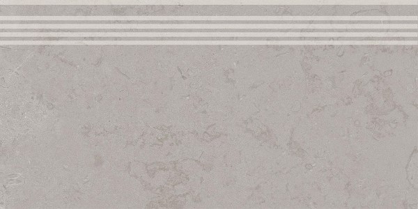 Керамическая ступень Kerama Marazzi Про Лаймстоун DD205220R\GR серый натуральный обрезной 30х60