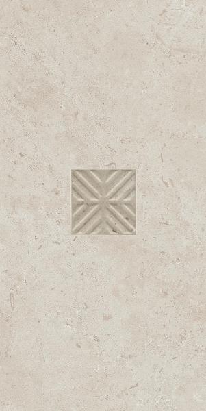 Керамический декор Карму ID128 наборный бежевый матовый