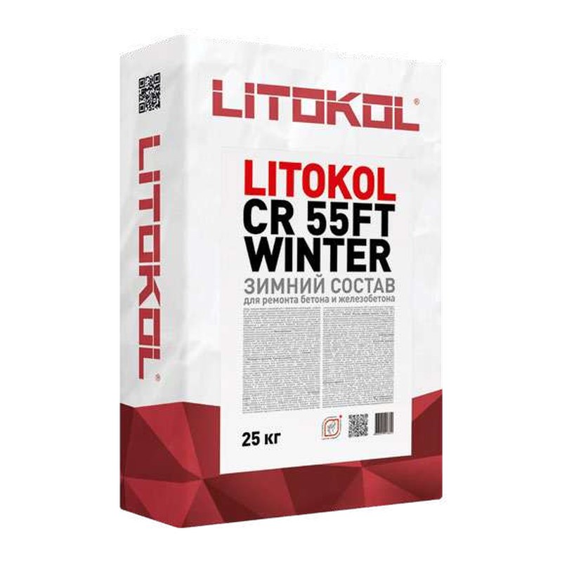 Ремонтная смесь LITOKOL CR 55FT Winter 25 кг в Уфе — купить с доставкой | Nova