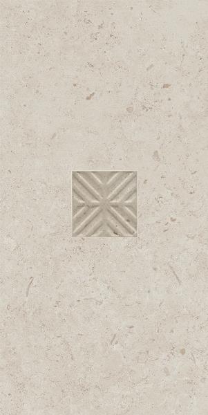 Керамический декор Карму ID128 наборный бежевый матовый