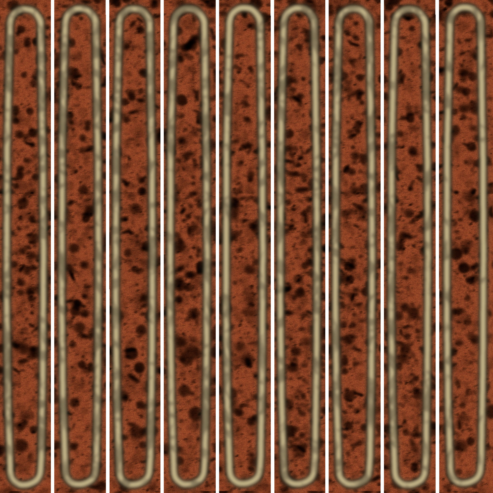 Керамический декор Kerama Marazzi Декор чипсет Далия оранжевый глянцевый 20x20