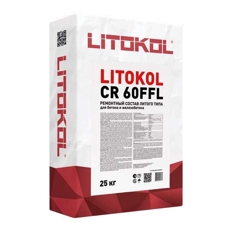 Ремонтная смесь LITOKOL CR 60 FFL 25 кг в Уфе — купить с доставкой | Nova
