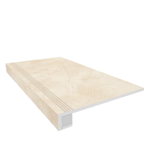 Комплект Estima  Marmulla (Ступень MA02 (33x120) Неполированная (прямоугол. бортик) + Подступенок (14,5x120))