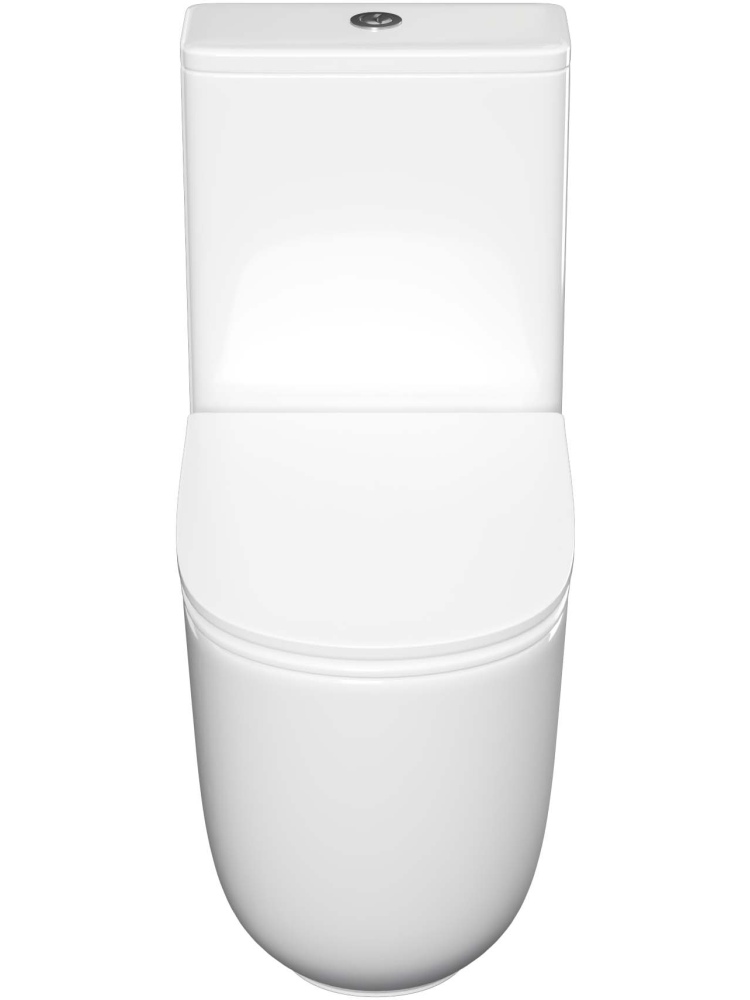 Унитаз напольный, безободковый, система смыва торнадо, Aquatek Optima Plus 620x355x790 в Уфе — купить с доставкой | Nova