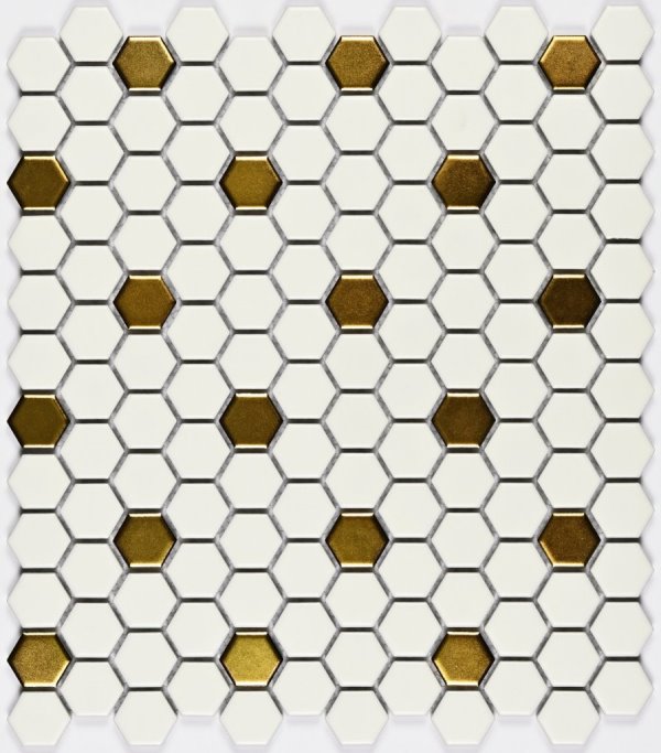 Керамогранитная мозаика Babylon Gold matt