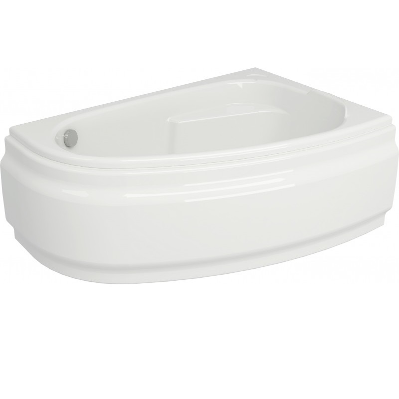 Акриловая асимметричная ванна JOANNA 160 правая