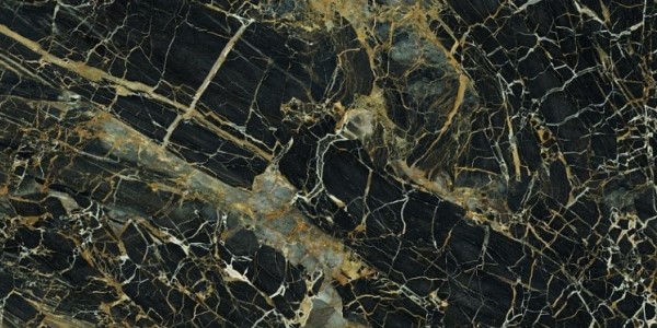 Керамический гранит Black Golden Full Lap QUA0013 60х120