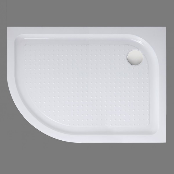 Акриловый поддон Belbagno 100х80 см левый TRAY-BB-RH-100/80-15-W-L