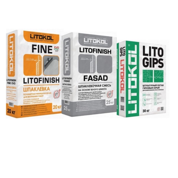 Штукатурные и шпаклевочные смеси