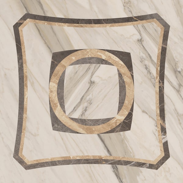 Керамический гранит Портофино белый Интарсио