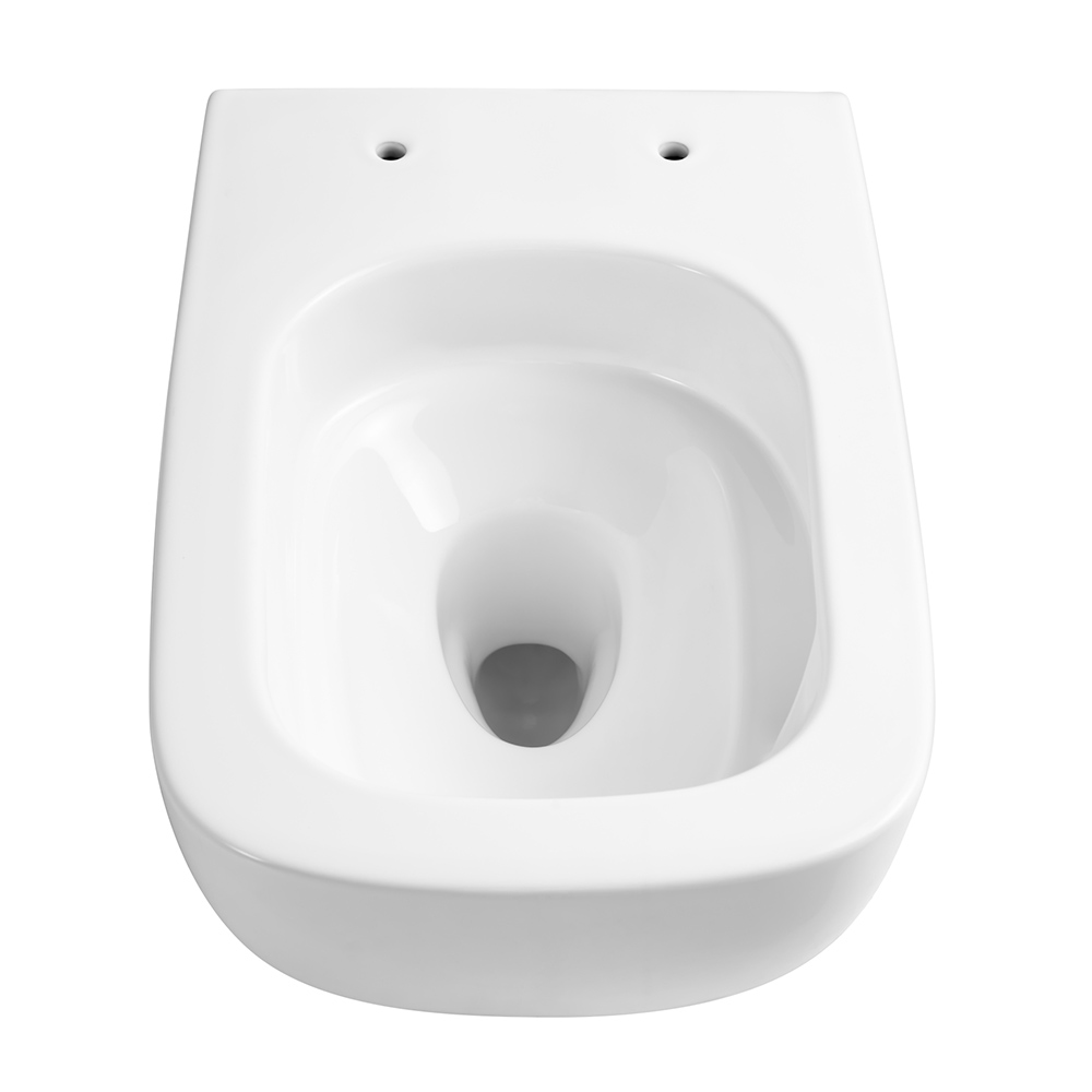 МЕДЕЯ Унитаз подвесной TORNADO безободковый 555*375*335, тонкое сиденье с механизмом плавного закрывания, крепеж в Уфе — купить с доставкой | Nova