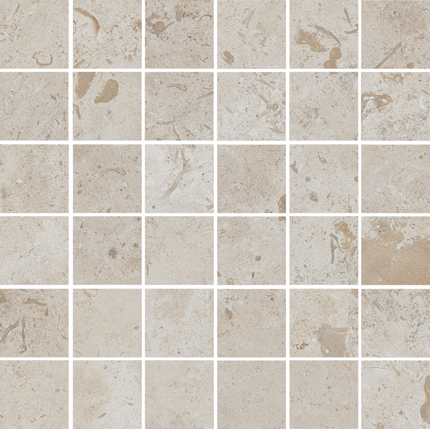 Керамический декор Kerama Marazzi Про Лаймстоун DD205520\MM мозаичный бежевый матовый 30x30 в Уфе — купить с доставкой | Nova