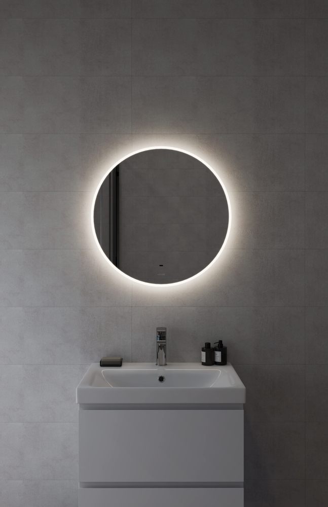 Зеркало ECLIPSE Fusion 62x62 с подсветкой круглое