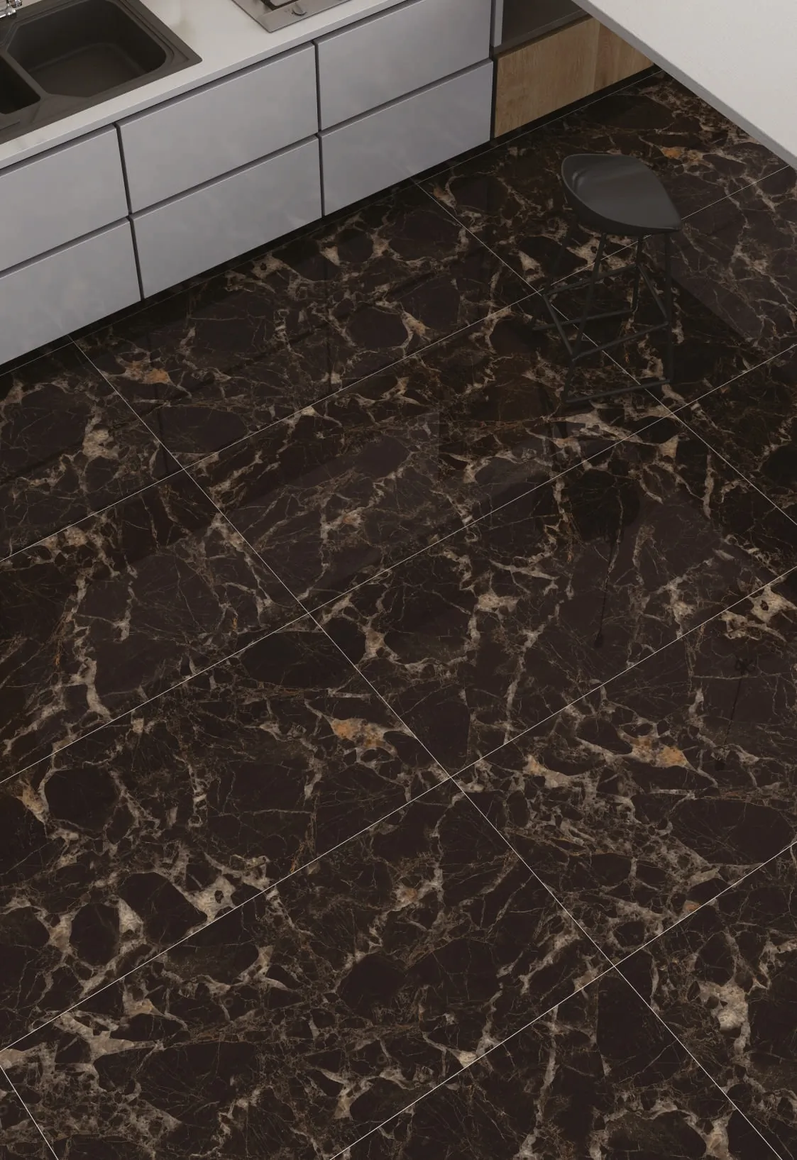 Керамический гранит Maimoon Ceramica ECLIPSE BLACK PG 80x160