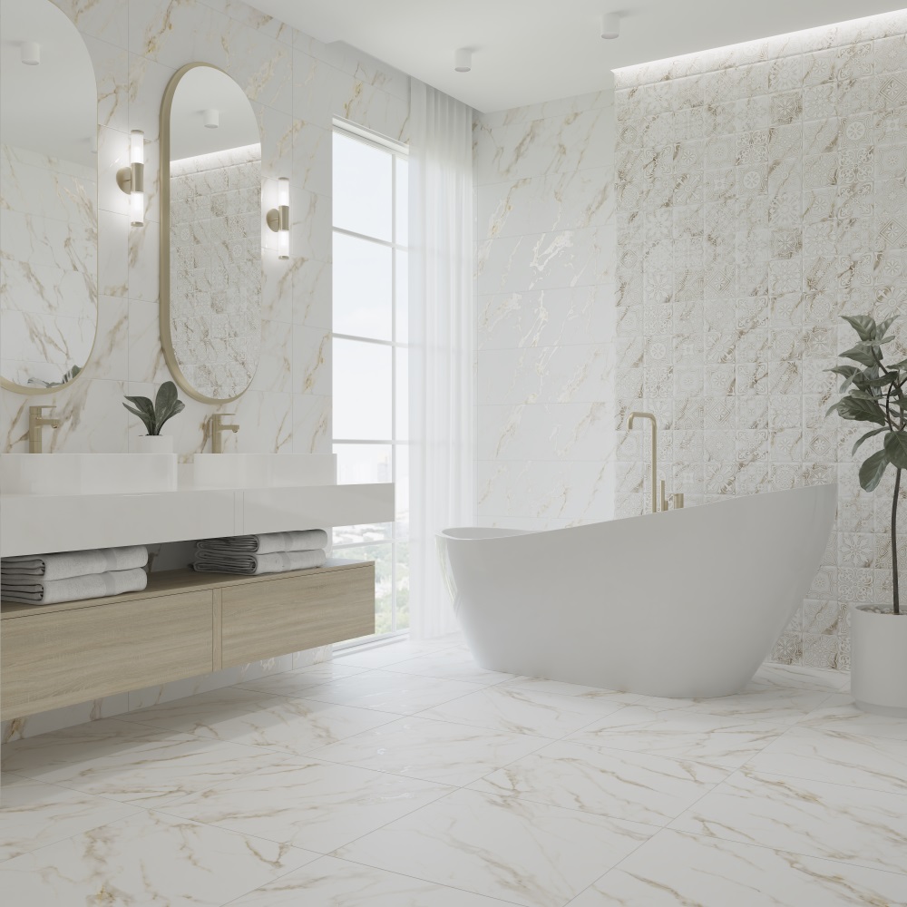 Керамический гранит Lune карвинг 60х60 CR113 матовый