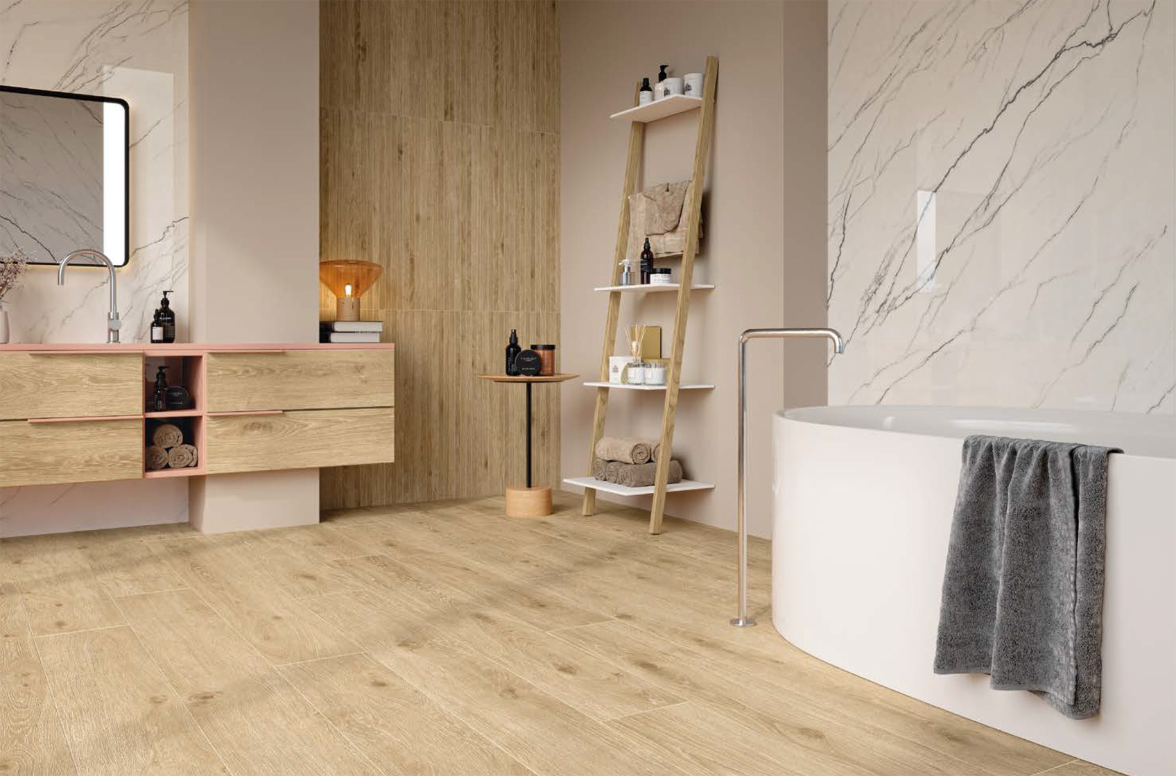 Керамический гранит Atlas Concorde Вайн Оак Шампань Татами 20x80