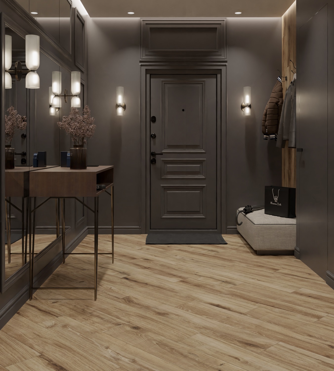 Керамический гранит Primavera Old Wood Walnut 20х120 WD110