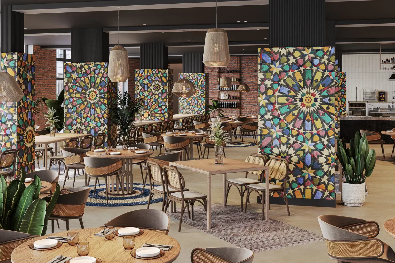 Керамический ковер Kerama Marazzi Ковер Бербер матовый обрезной 119.5x238.5