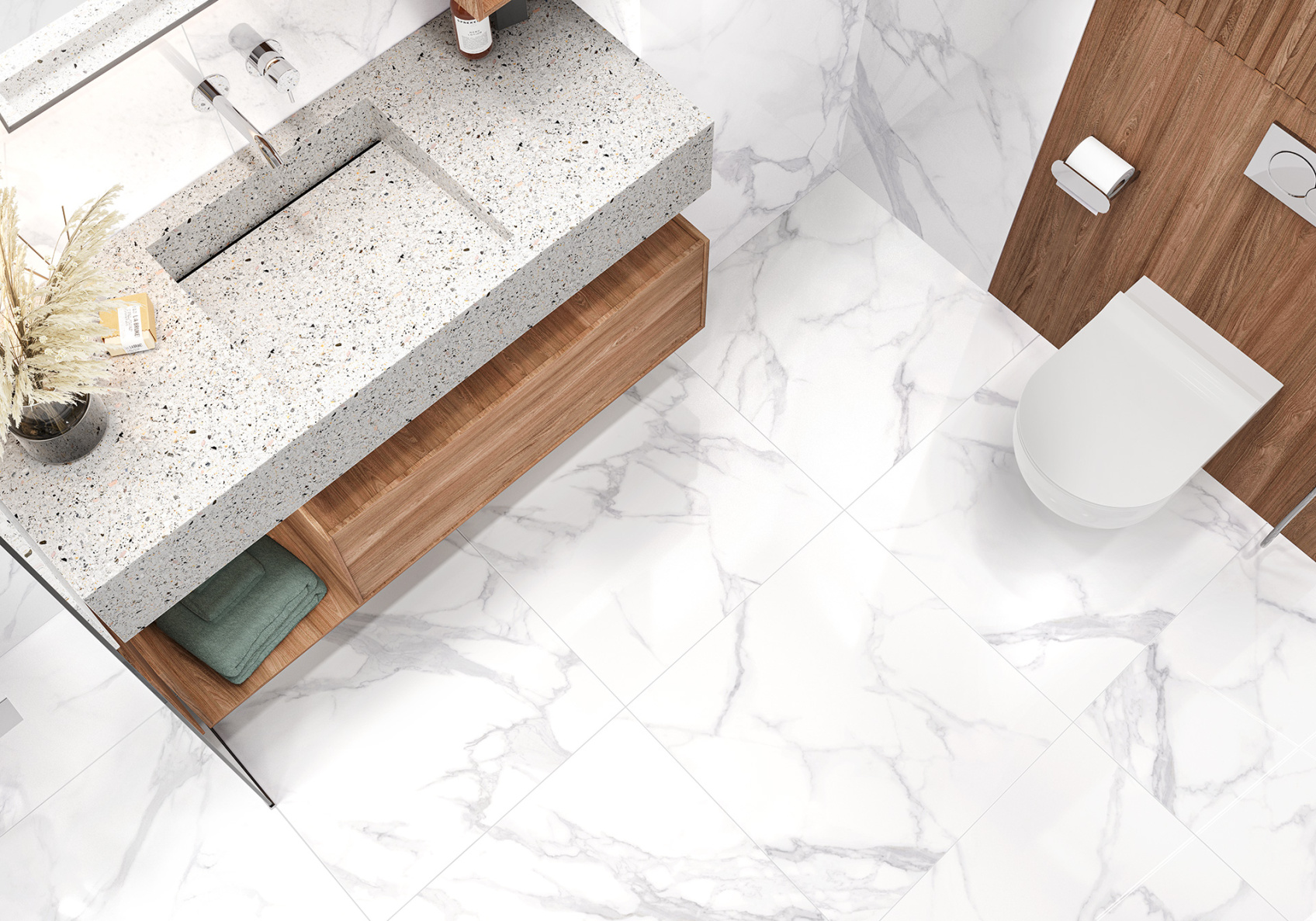 Керамический гранит Dallas Silver полированный 60х60 6060DLL15P