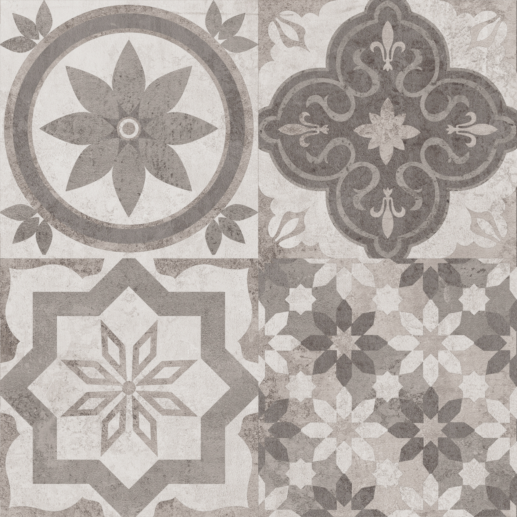 Керамический гранит Estima Art AR01 Patchwork неполированный 40,5х40,5