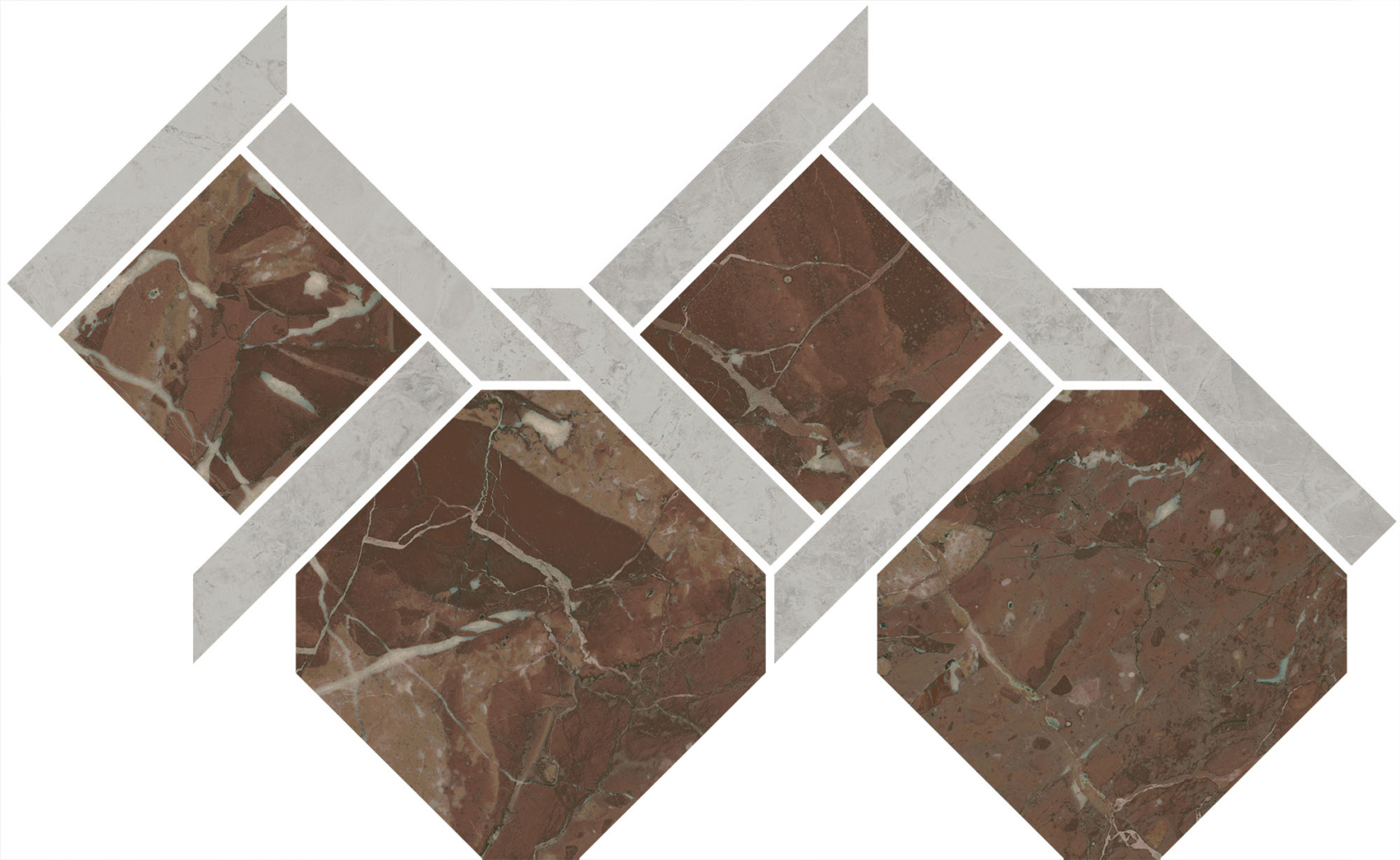 Керамический декор Kerama Marazzi Риальто 1 наборный лаппатированный 48x29.5 в Уфе — купить с доставкой | Nova