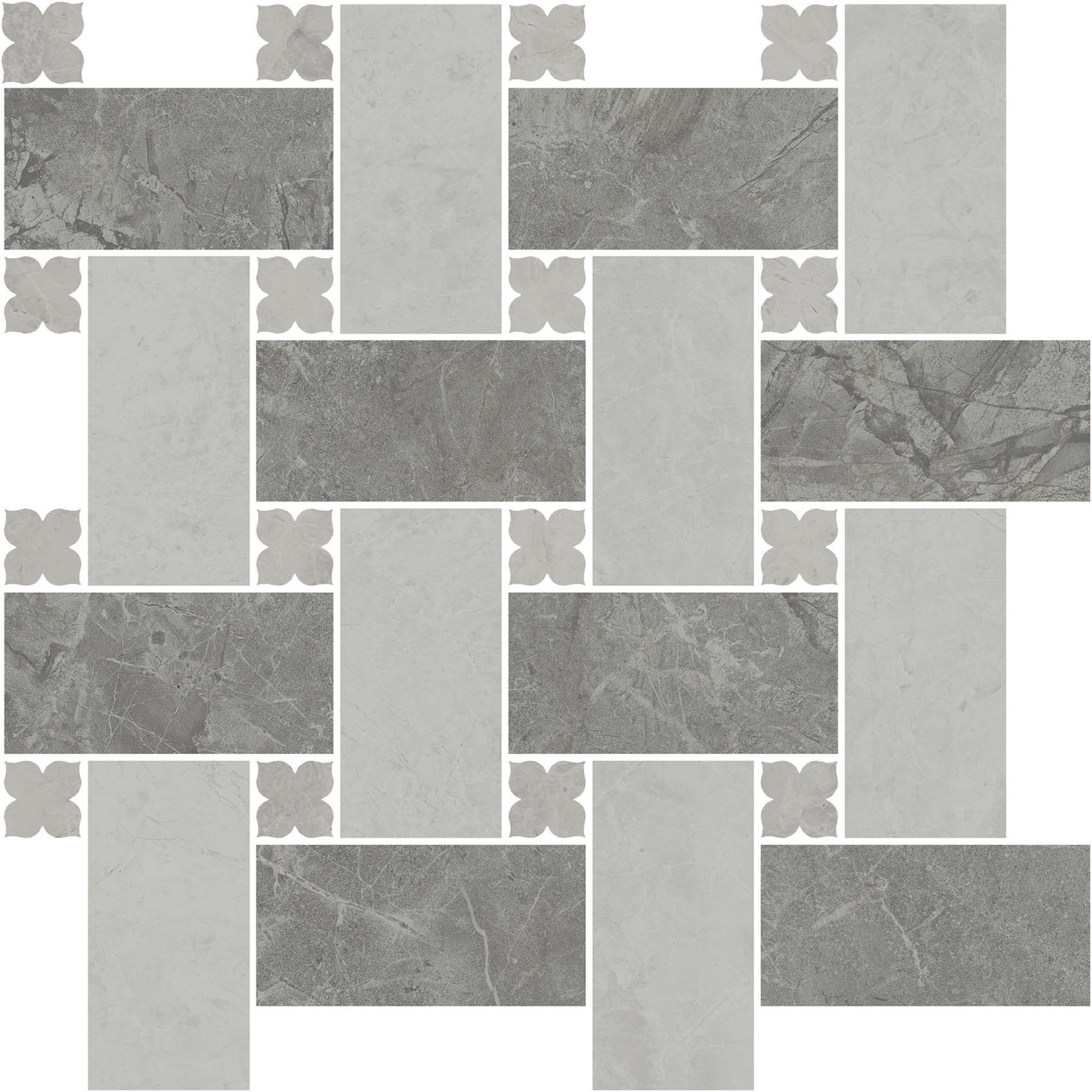 Керамический декор Kerama Marazzi Риальто 2 наборный матовый 43.5x43.5 в Уфе — купить с доставкой | Nova