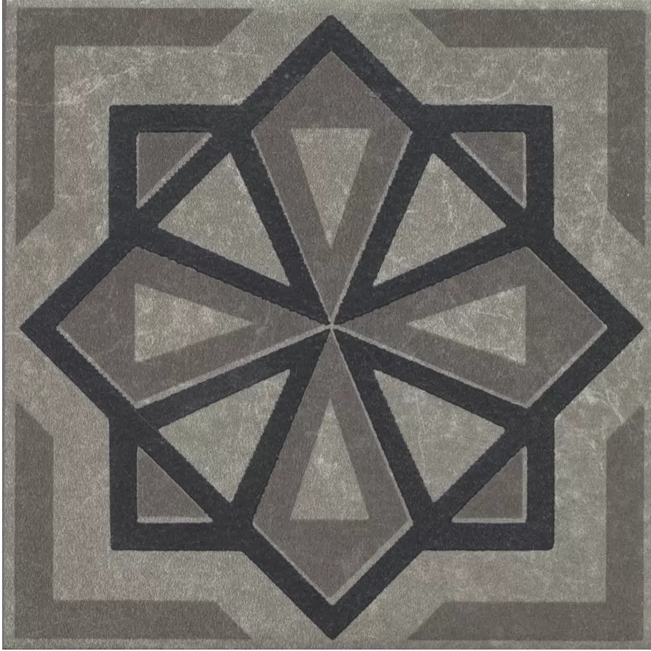 Керамический декор Kerama Marazzi Касабланка серый матовый 9.8x9.8x0.7