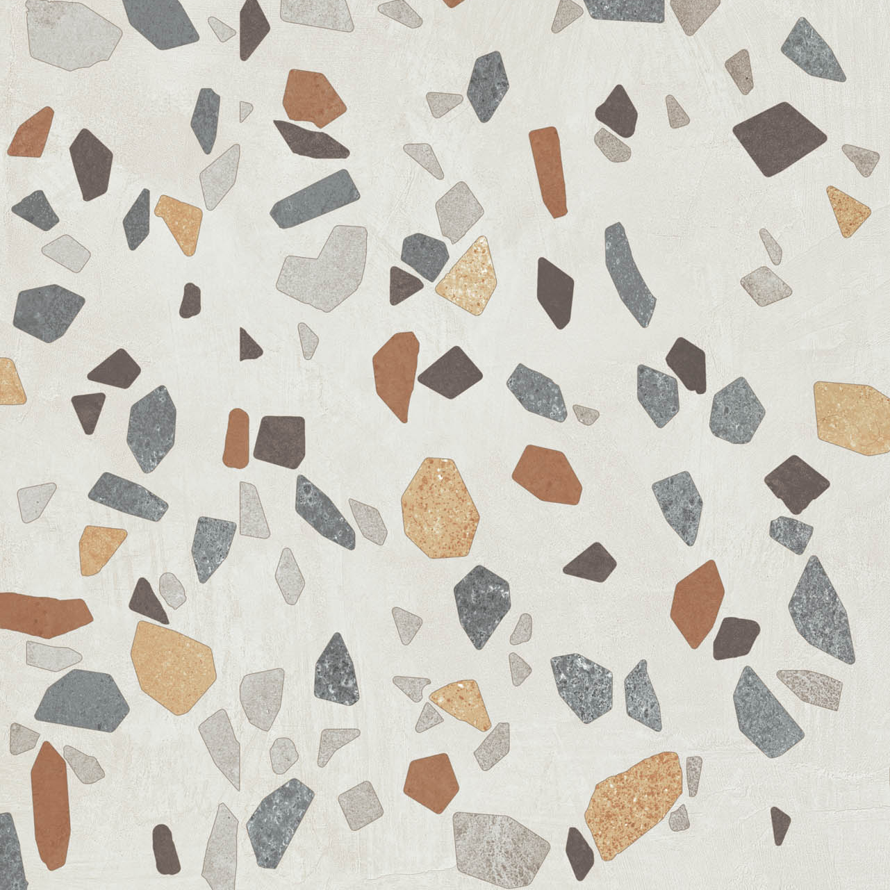 Керамический гранит Estima Arti AT 02 белый неполированный 80x80