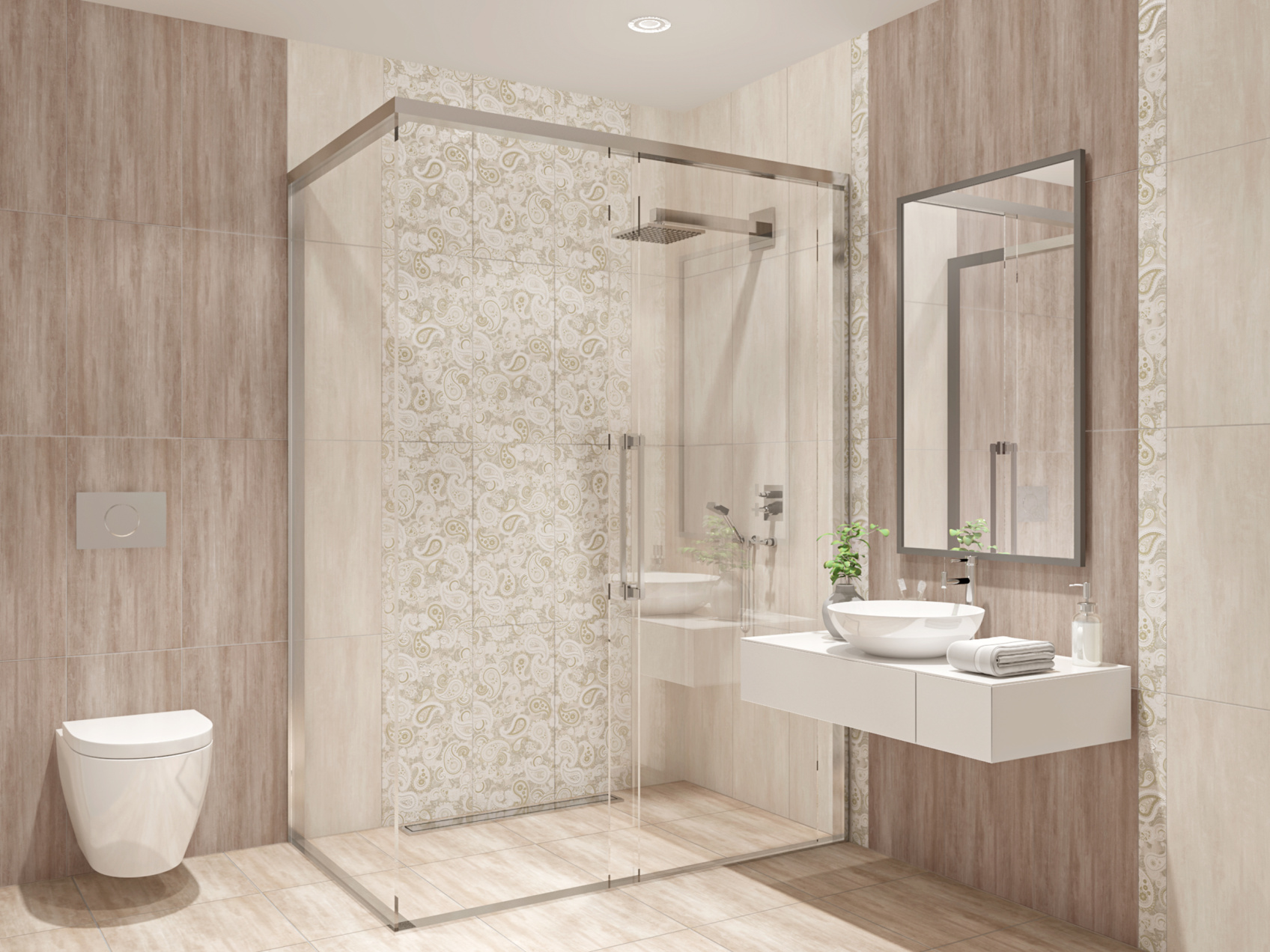 Керамическая плитка Azori Pandora Latte 315x630