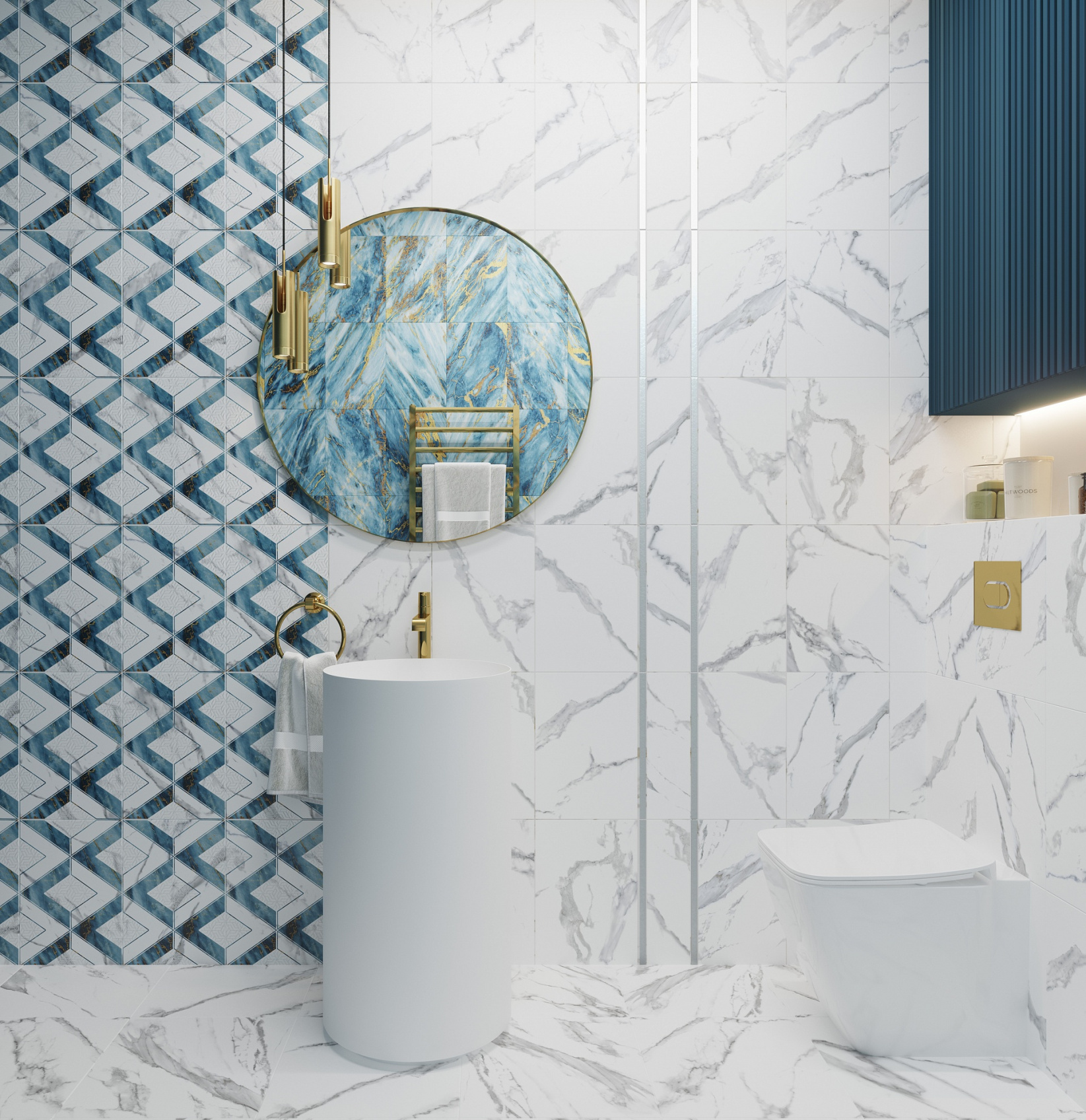 Керамическая плитка Axima Виченца темная 28x40