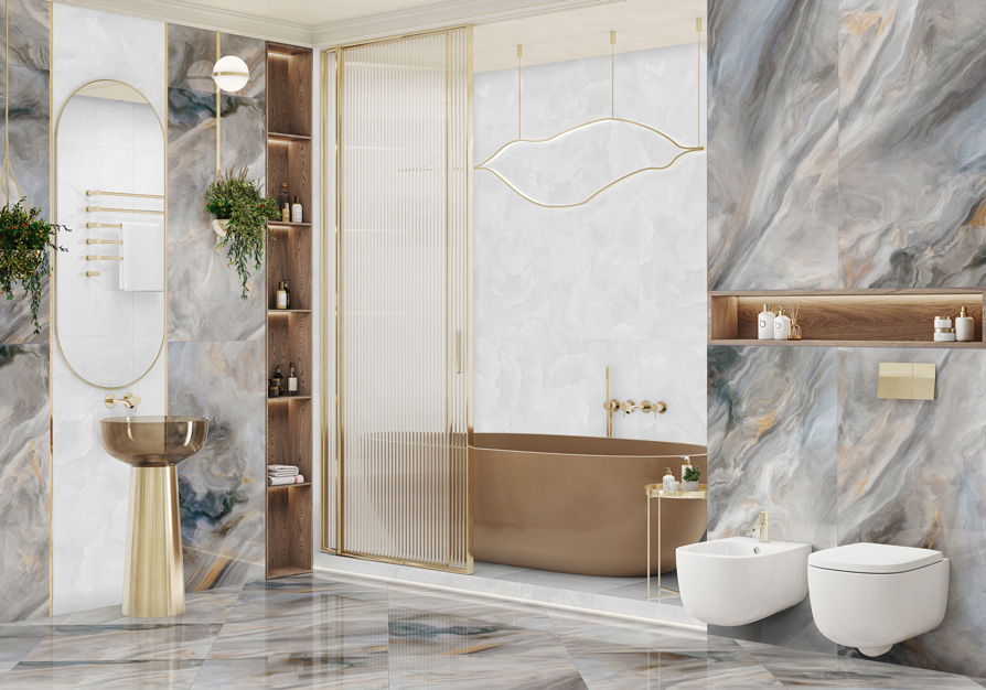 Керамический гранит Illusion Smoky суперполированный 60х120 60120ILN18HG