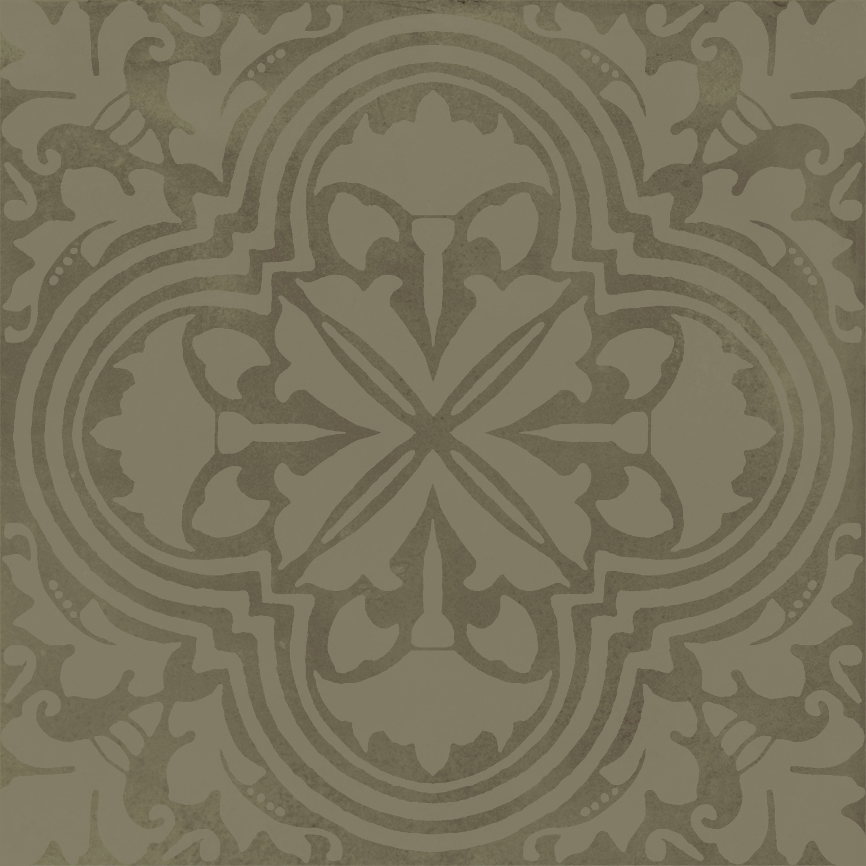 Керамический декор Kerama Marazzi Фес зеленый глянцевый 15x15