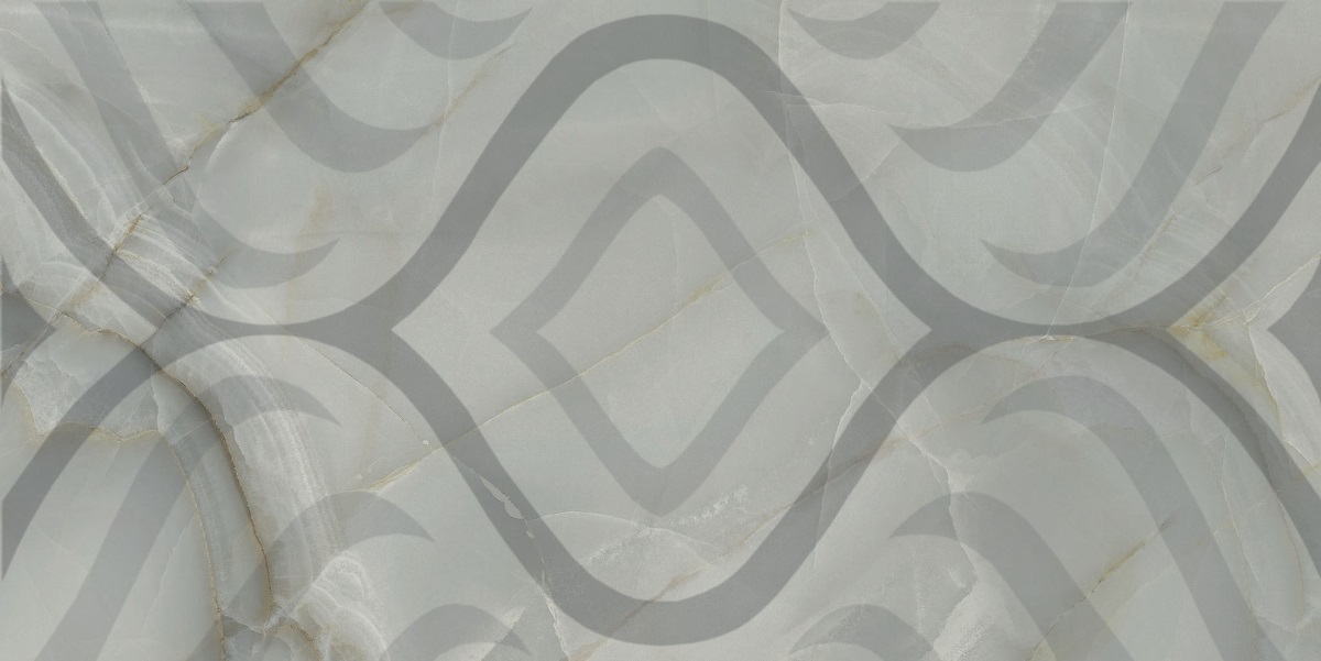 Керамическая плитка Меоланс TP3665H светло-серый глянцевая 30х60