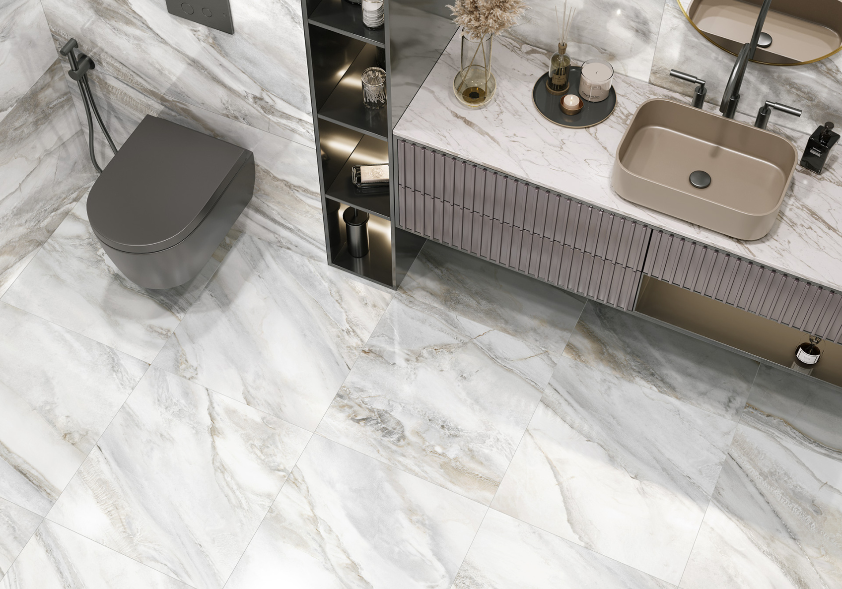 Керамический гранит Limestone полированный 60х60 6060LMS01P