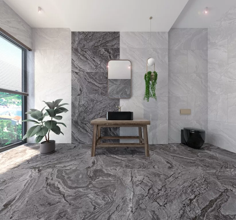 Керамический гранит Usak Seramik Toronto Black Granuled Sugar 60x120