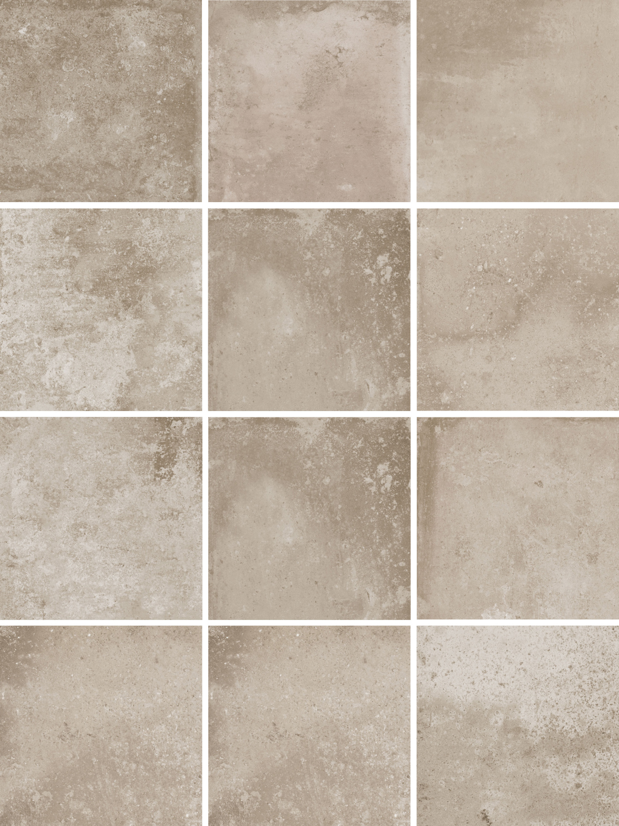 Керамический гранит Kerama Marazzi Спартель бежевый матовый 29.8х39.8 из 12 частей 9.8x9.8