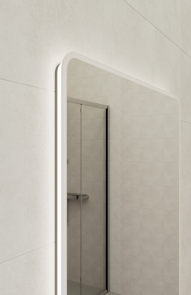 Зеркало ECLIPSE Fusion 80x120 с подсветкой прямоугольное