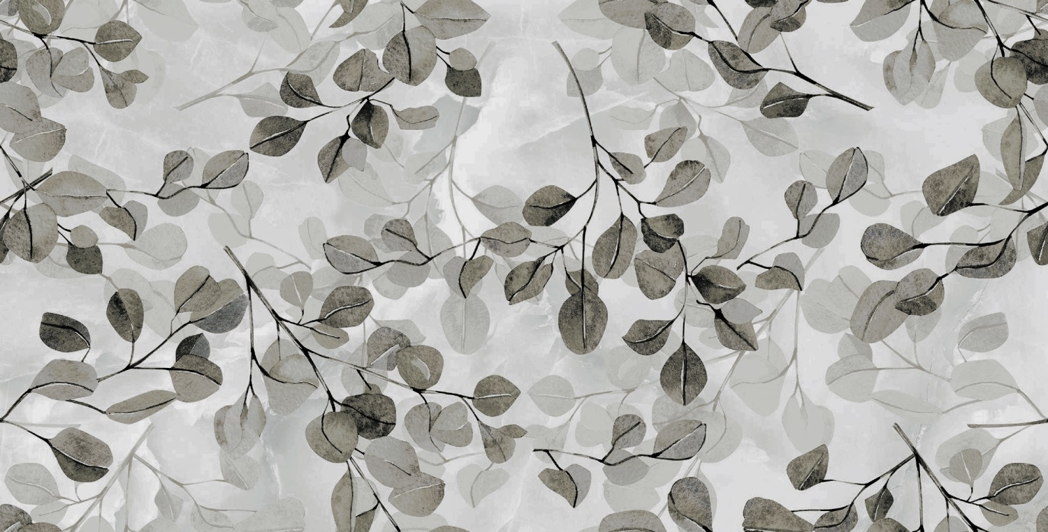 Керамическая плитка Сильвия TP3666H декор серый глянцевая 30х60