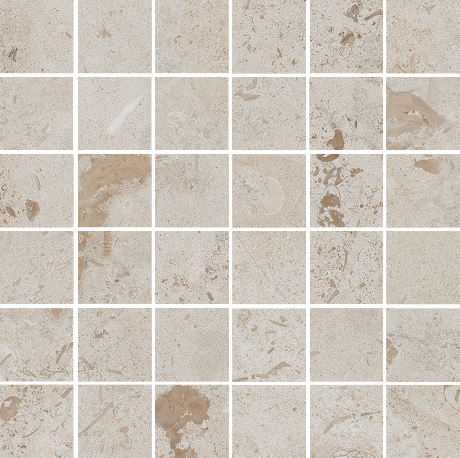 Керамический декор Kerama Marazzi Про Лаймстоун DD205520\MM мозаичный бежевый матовый 30x30 в Уфе — купить с доставкой | Nova