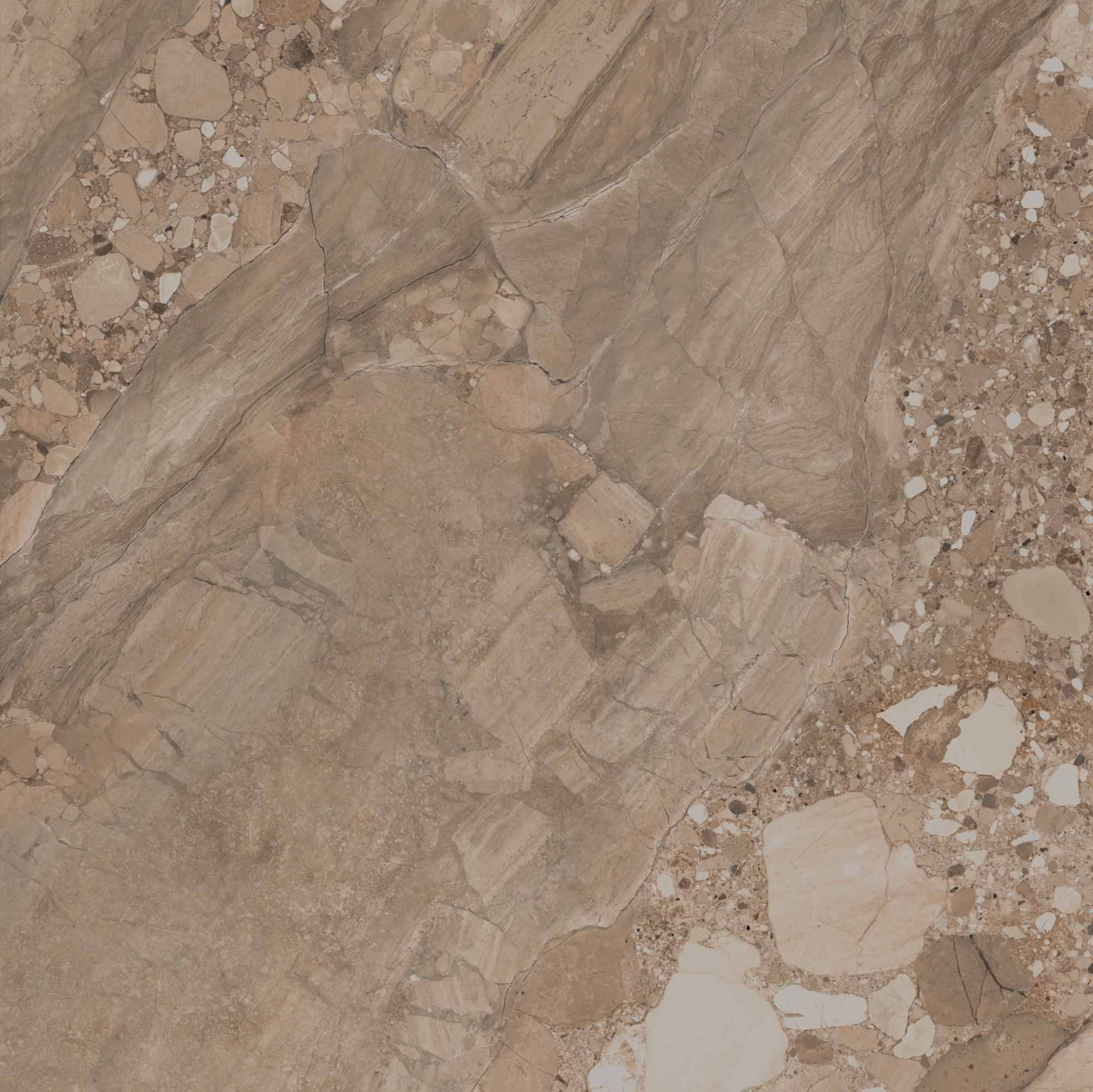 Керамический гранит Estima Oceanmist OM03 Brown неполированный 80x80