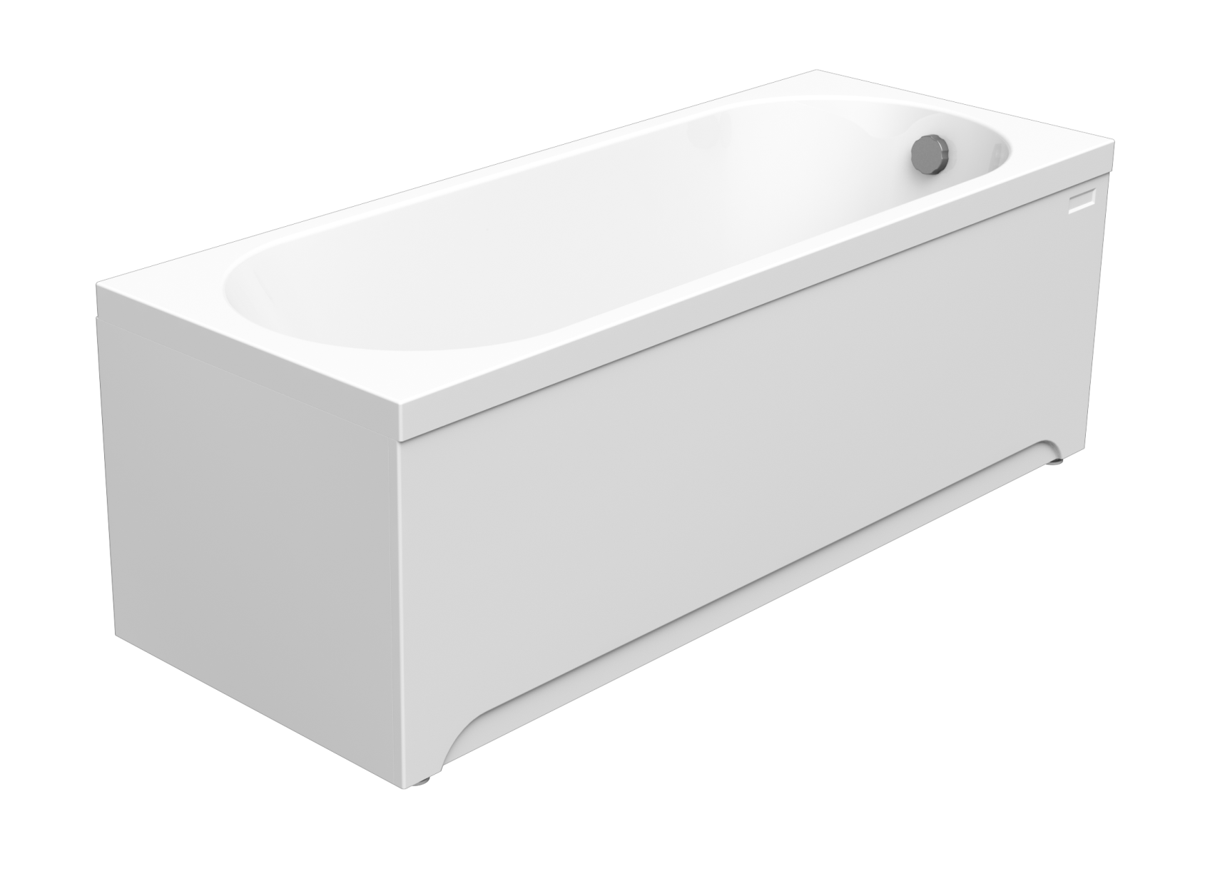 Акриловая прямоугольная ванна Виктория 180х70