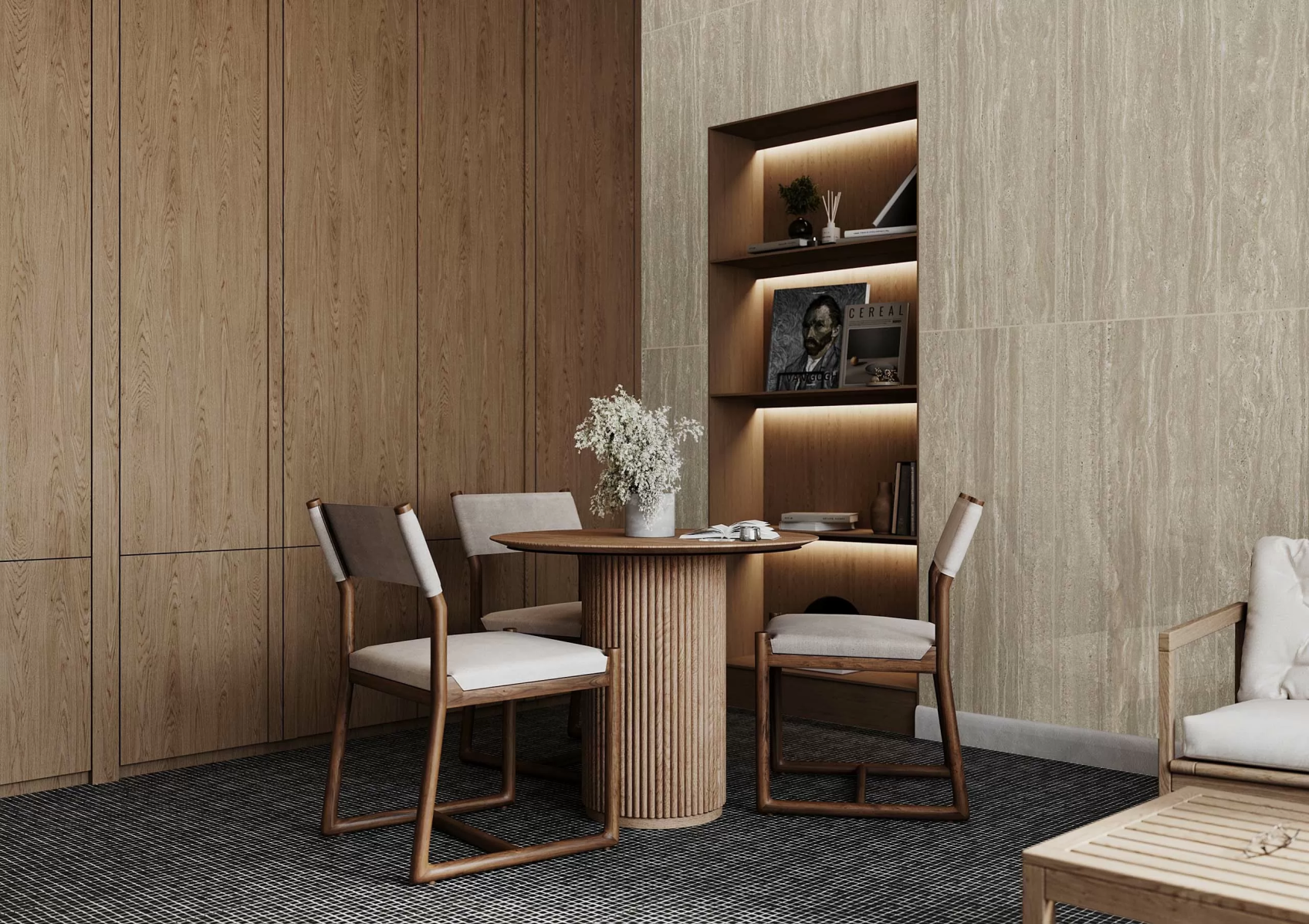 Керамический гранит Estima Marble Onlygres MOG 303 Light Beige полированный 60х120