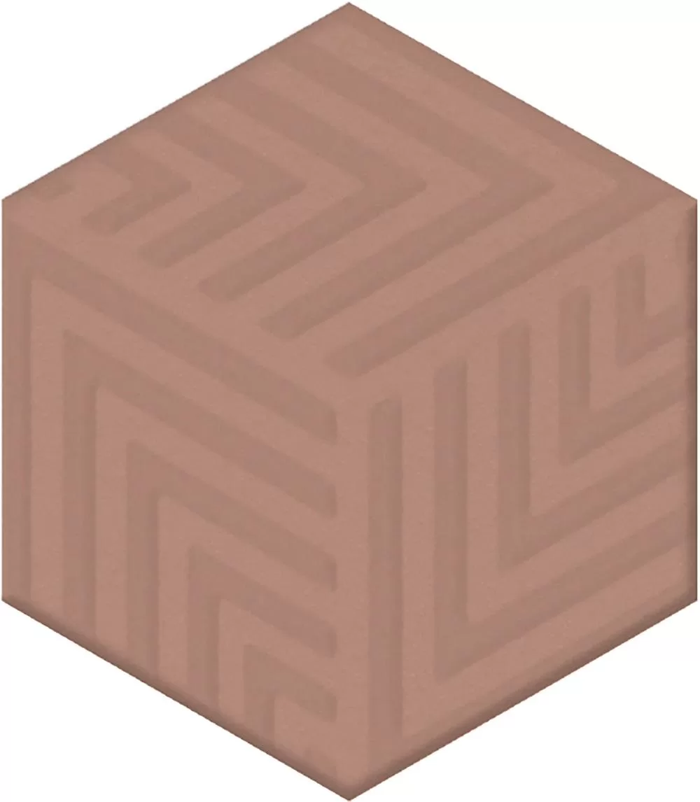 Керамический декор Kerama Marazzi Агуста OS/D241/63010 розовый матовый 6x5,2