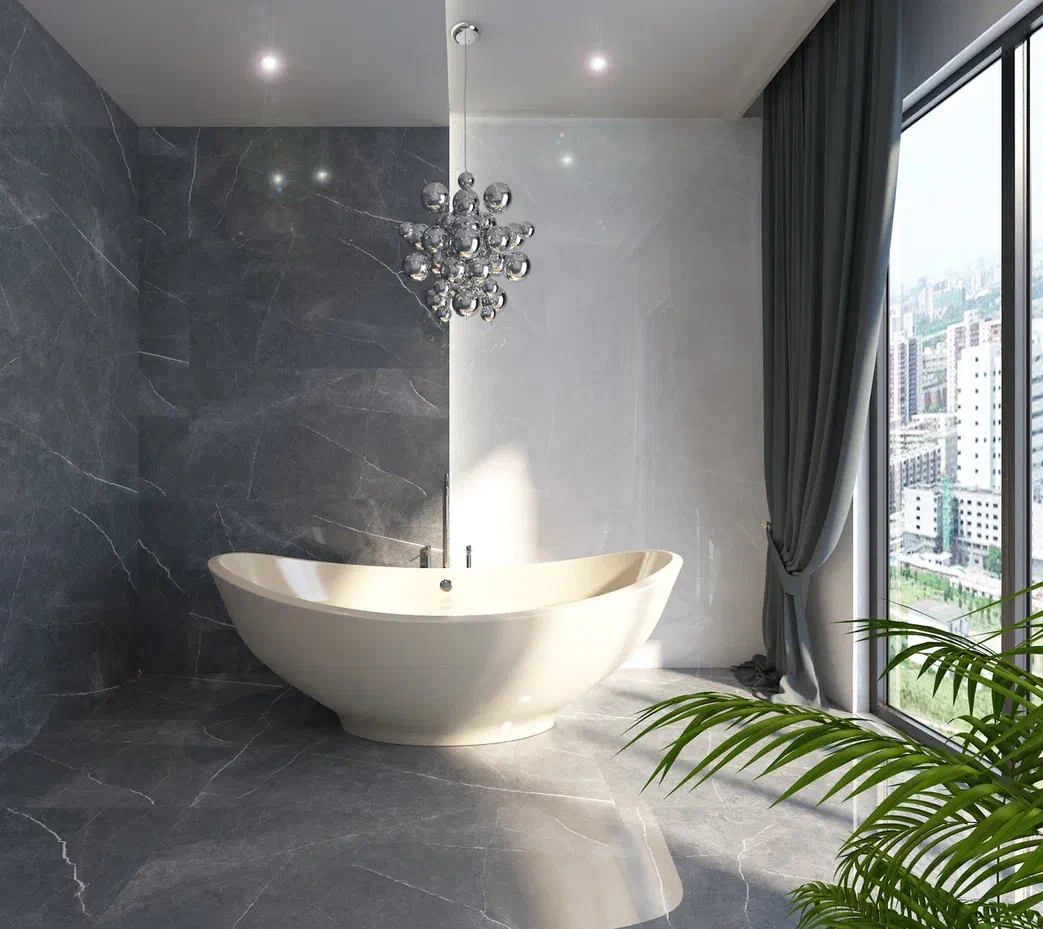 Керамический гранит Usak Seramik Swindon Black Polished 60x120