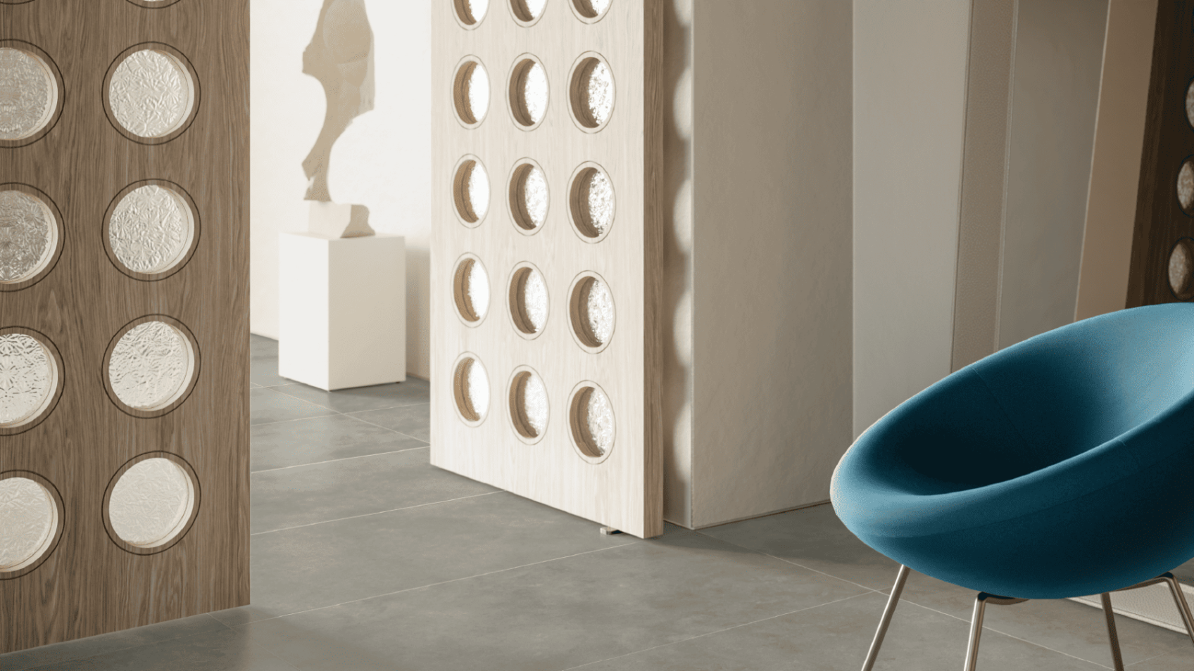 Керамический гранит Italon Фоссил Блэк Натуральный 60x120 см