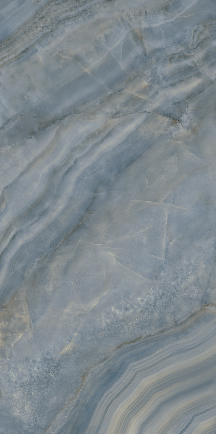 Керамический гранит Kerama Marazzi Ониче SG597622R голубой лаппатированный 119,5х238,5